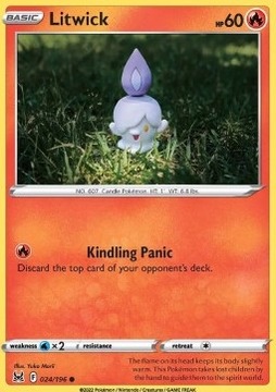 Pokemon TCG Litwick (LOR 024)