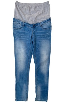Spodnie Ciążowe Mamalicious 32/32 Dzinsowe Rurki Jeansowe L