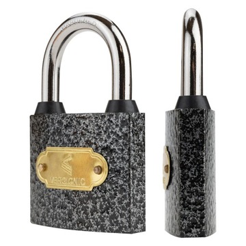 ЧУГУННЫЙ НАВЕСНОЙ ЗАМОК 48 мм, 3 КЛЮЧА, САМОЗАКРЫВАЮЩИЙСЯ