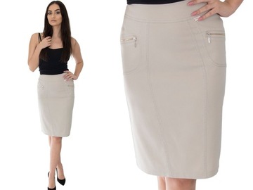 Хлопковая хлопчатобумажная юбка (38-52) 4 цвета R.44