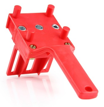 ШАБЛОН ДЛЯ СВЕРЛЕНИЯ ОТВЕРСТИЙ ПОД ПЕТЛИ 15-35мм 5 СВЕРЛ + УЖИН