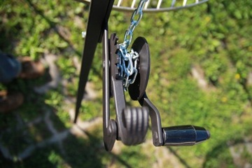 СТАЛЬНАЯ РУКОЯТКА ДЛЯ ГРИЛЯ КАТУШКА ПРОБНАЯ КОВКА с цепным тросом