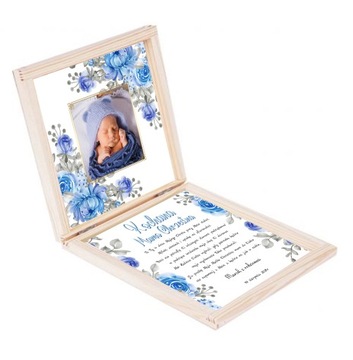 Благодарственное письмо крестным родителям с фотографией ребенка