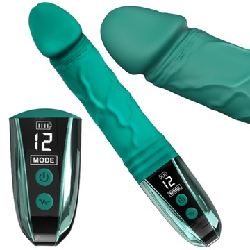 Masażer Damski z Ekranem LED, 12 Trybów Wibracji, Satysfakcja i Elegancja