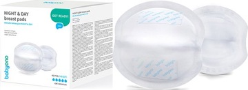 BABYONO WKŁADKI LAKTACYJNE NIGHT & DAY NOC I DZIEŃ JEDNORAZOWE 40szt 297/01