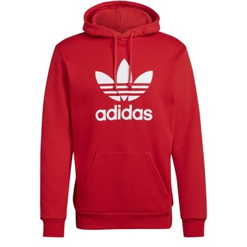 Bluza Męska adidas H06668 TREFOIL Czerwona M