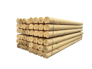 BALE DREWNIANE NA DOM - BALE TOCZONE OKRĄGŁE 220MM