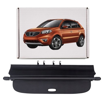RENAULT KOLEOS I HY 2007-2016 ROLETA BAGAŻNIKA CZARNA