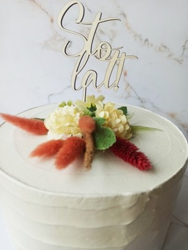 Топпер для торта из фанеры 