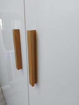 Ручка мебельная деревянная, дуб ELKA, длина 160мм, разм. 128мм ПОЛЬСКИЙ ИЗДЕЛИЕ