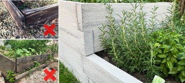 Бетонный огород, ящики для осмотра огорода