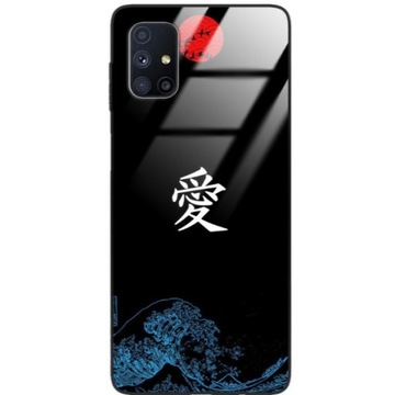 Etui Glass do SAMSUNG M51 Mroczne Anime Mix Wzorów