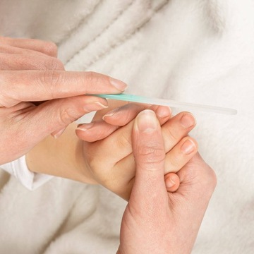 Стеклянная пилочка для ногтей для малышей, футляр 0+