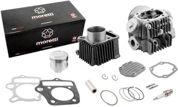 GŁOWICA CYLINDER 80cc do MOTOROWERU KOMPLETNY ZESTAW MORETTI JAKOŚĆ