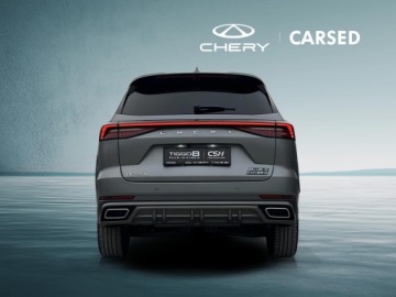 Chery Tiggo 8 SUV PHEV 1.5 T-GDI DHE 279KM 2025 Chery Tiggo 8 PHEV Mystic Grey MAT, zdjęcie 3