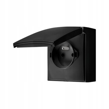 Gniazdo pojedyncze natynkowe IP44 Simon Aquaclick