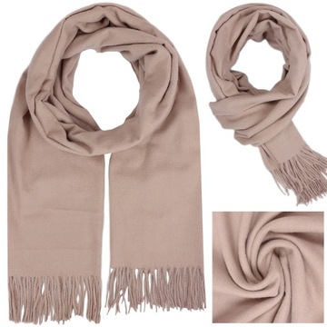 DUŻY SZALIK MĘSKI GŁADKI CIEPŁY szal PREMIUM