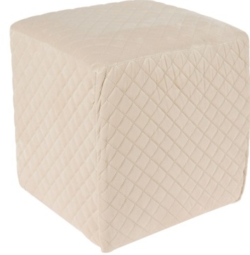 Pufa welurowa kostka siedzisko taboret 32x32x34 cm