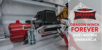 Электрическая лебедка Dragon Winch, 12 В, 13 000 фунтов, синтетическая, водонепроницаемая, IP67