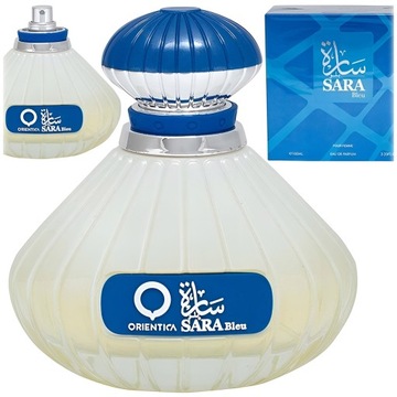 PERFUMY DAMSKIE ORIENTICA SARA BLEU 100ml WANILIA KOKOS RÓŻA SŁODKI PIĘKNY