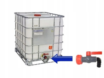 Впускной клапан 1 дюйм — кран IBC TANK 1000L