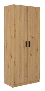 Szafa z półkami 80cm MAKANA płyta 18mm DĄB ARTISAN