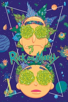 Plakat Rick and Morty High In The Sky 61x91,5 cm