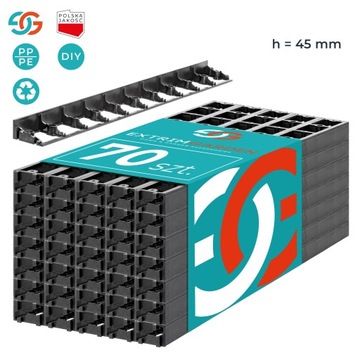 Газонная парковочная решетка 50х50х3 см + 4 анкера