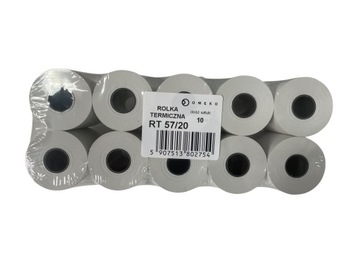 ТЕРМОРУЛОН 57 Х 20 ДЛЯ КАССОВОГО АППАРАТА 10 ШТ.