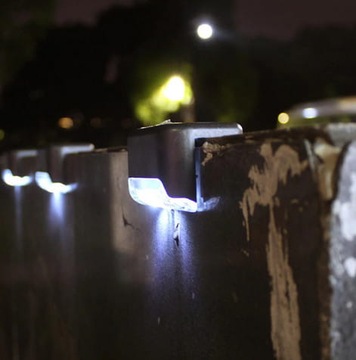 СОЛНЕЧНАЯ САДОВАЯ ЛАМПА ЛЕСТНИЦА ТЕРРАСА СВЕТОДИОДНАЯ ЛАМПА