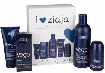 Подарочный набор косметики Ziaja Yego для мужчин из 4 предметов