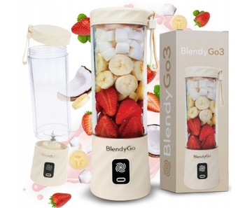 Wygodny Blender BlendyGo 3 ORYGINALNY MOC BEŻ BEZPRZEWODOWY USB SMOOTHIE