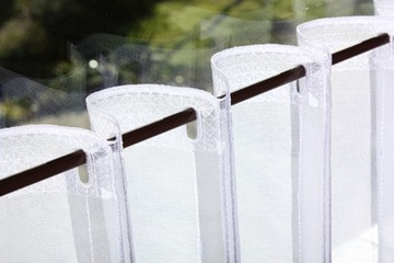 Заздростка Этамин Белая Штора Вышивка Для Кухни Для Комнаты, высота 70 см