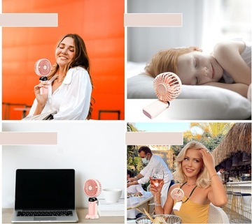 ВЕНТИЛЯТОР ВЕНТИЛЯТОР СКЛАДНОЙ УДОБНЫЙ АККУМУЛЯТОР USB 4000 МАч MUTE