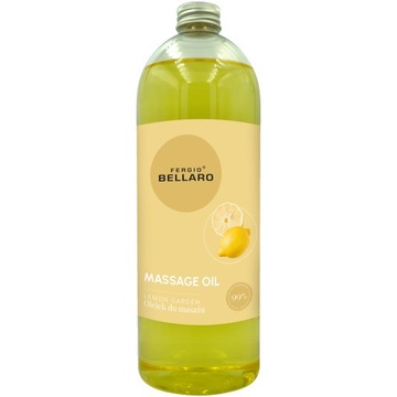 OLEJEK DO MASAŻU LEMON GARDEN CYTRYNOWY NAWILŻA REGENERUJE 1000ML HABYS