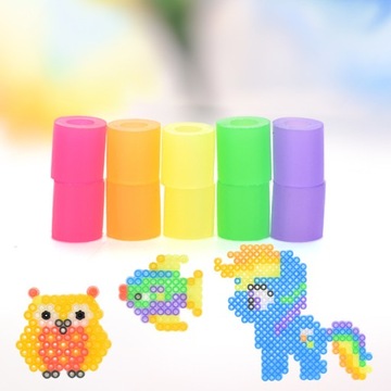 ЖЕЛЕЗНЫЕ БУСИНЫ 7500 ШТ НЕОН СВЕТЯТСЯ В ТЕМНОТЕ ШАБЛОНЫ