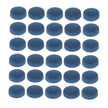 30 насадок для снукерного кия, универсальные насадки для бильярдного кия, высокая твердость 12 мм