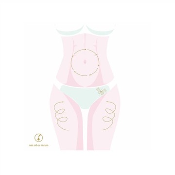 CRYSTALLOVE Силиконовые чашки для массажа лица и тела - розовые