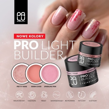 PALU ŻEL BUDUJĄCY PRO LIGHT BUILDER SWEETY PINK 45 g