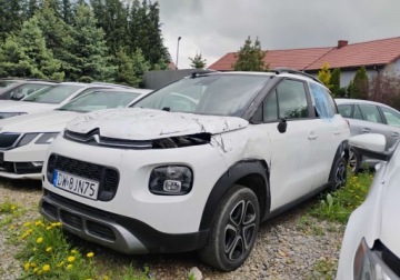 Citroen C3 Aircross  I Crossover 1.2 PureTech 110KM 2020 Citroen C3 Aircross 2020r, SALON POLSKA. 1.2Benzyna-110KM. Uszkodzony przo