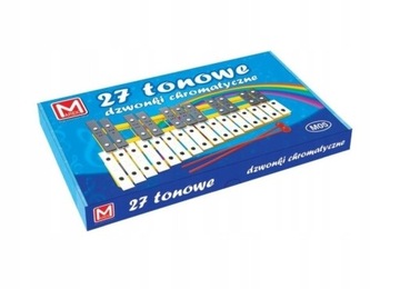 Dzwonki chromatyczne 27 tonowe cymbałki do szkoły