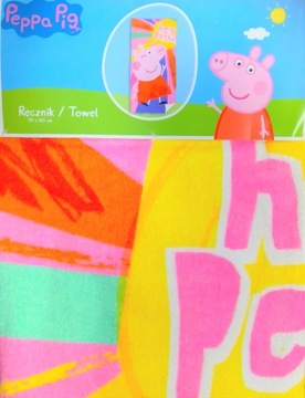 Ręcznik Plażowy Kąpielowy ŚWINKA PEPPA 70x140 cm