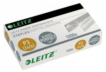 Скобы LEITZ STRONG 24/6 1000 шт х 10