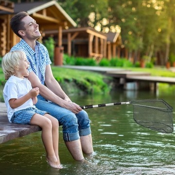 РЫБАЛКА СЕТЬ РЫБАЛКА ПОДСАК ДЛЯ УДОБНОЙ ПОЛОВКИ И ВЫПУСКА РЫБЫ