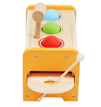 Деревянные тарелки с молоточком. Монтессори ИГРУШКА