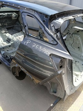 DÍL ŘEZANÝ KAROSÉRIE ČTVRTKA LEVÝ ZADNÍ PEUGEOT 3008 II (2016-2024)
