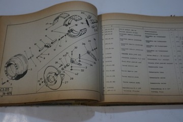 КАТАЛОГ ЗАПАСНЫХ ЧАСТЕЙ JELCZ 316 1973 г.