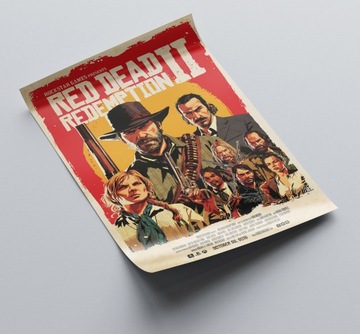 Постер игры Red Dead Redemption 91,5x61 см, АКЦИЯ #AR4