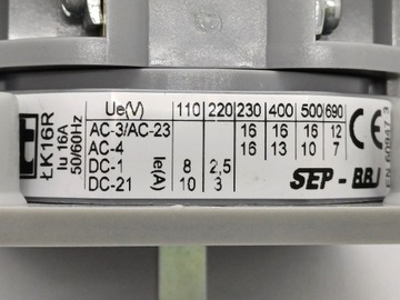 Przełącznik zakres. POLSKI Einhell 190 Powermat 220 Tip Partner KENDE 1-6