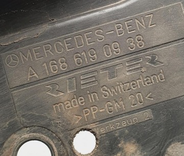 KRYT PODVOZKU LEVÝ ZADNÍ MERCEDES W168 A1686190938